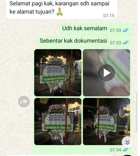 Pengiriman Papan Bunga Selamat Vihara Dharma Bhakti