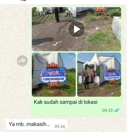 Pengiriman Karangan Bunga Vihara Dharma Bhakti