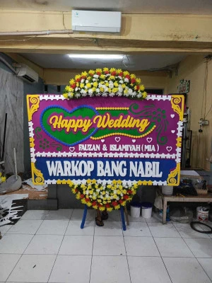 Papan Bunga di Vihara Dharma Bhakti