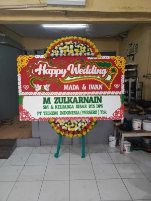Papan Bunga di Vihara Dharma Bhakti
