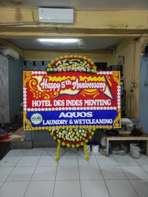 Papan Bunga di Vihara Dharma Bhakti