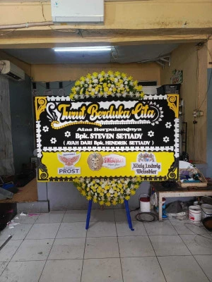 Papan Bunga di Vihara Dharma Bhakti