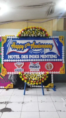 Papan Bunga di Vihara Dharma Bhakti