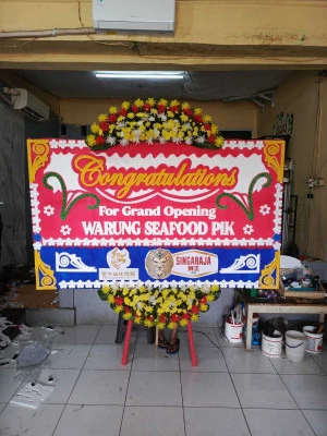 Papan Bunga di Vihara Dharma Bhakti