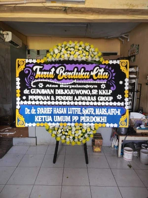 Papan Bunga di Vihara Dharma Bhakti